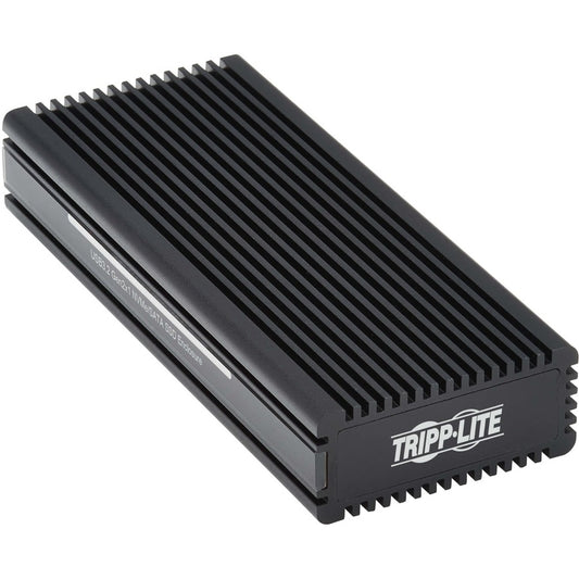 Tripp Lite USB-C to M.2 NVMe and SATA SSD (M-Key) Gaming Enclosure Adapter - USB 3.2 Gen 2 (10 Gbps) LEDs