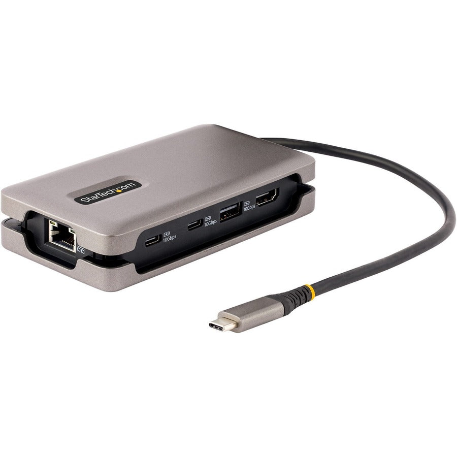 StarTech.com USB-C Multiport Adapter 4K 60Hz HDMI (HDR) USB 3.2 Gen 2 10Gbps Hub (2xUSB-C/1xUSB-A) 100W PD Pass-Through GbE Mini Dock