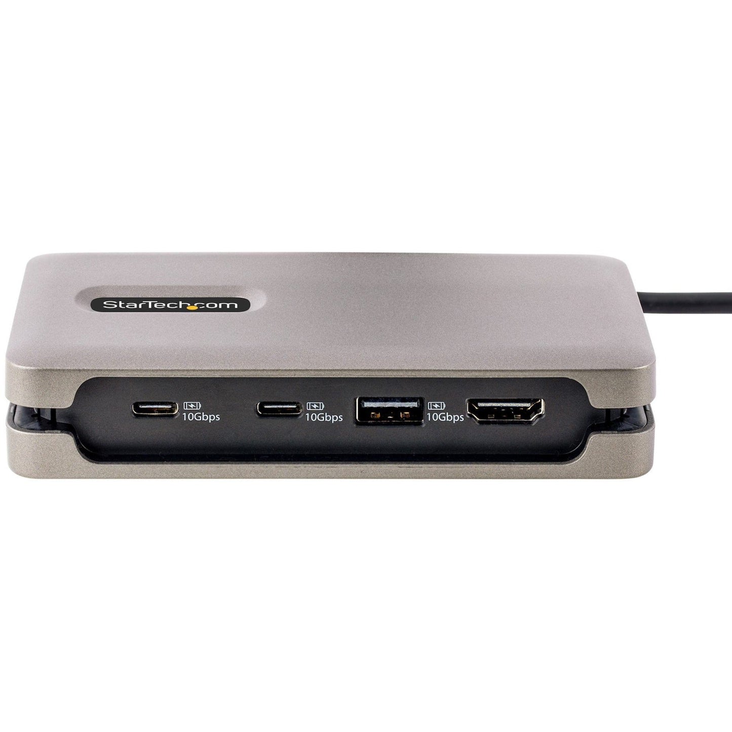 StarTech.com USB-C Multiport Adapter 4K 60Hz HDMI (HDR) USB 3.2 Gen 2 10Gbps Hub (2xUSB-C/1xUSB-A) 100W PD Pass-Through GbE Mini Dock