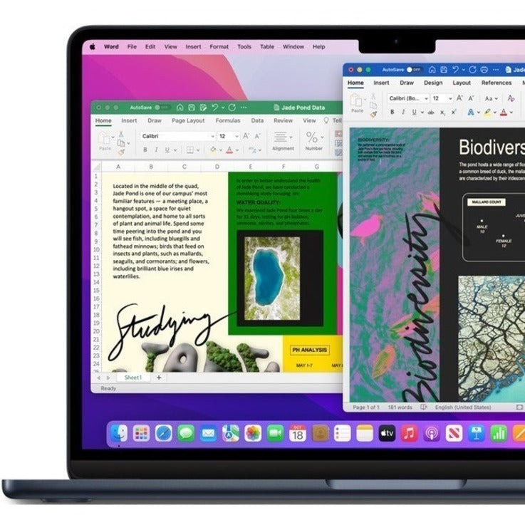 Apple MacBook Air 13.6" Notebook - 2560 x 1664 - Apple M2 Octa-core (8 Core) - 16 GB Total RAM - 1 TB SSD - Midnight