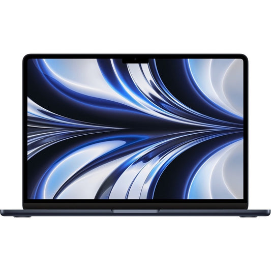 Apple MacBook Air 13.6" Notebook - 2560 x 1664 - Apple M2 Octa-core (8 Core) - 16 GB Total RAM - 256 GB SSD - Midnight