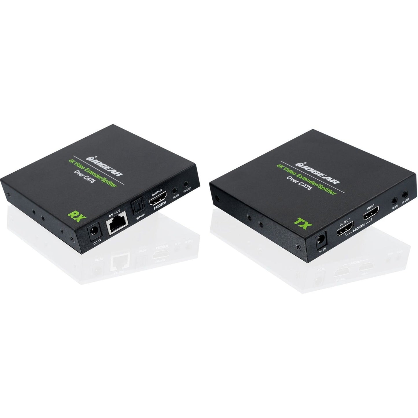 IOGEAR 4K Video Extender/Splitter over Ethernet Cable Kit