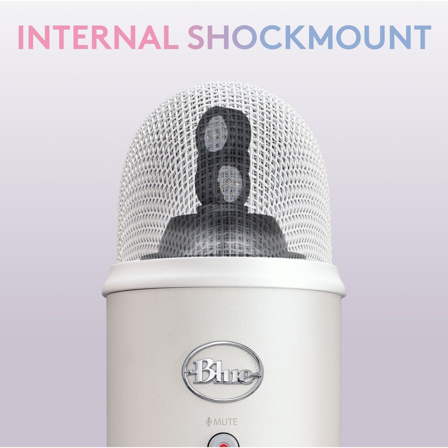 Blue Yeti Wired Microphone - White Mist