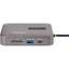 StarTech.com USB C Multiport Adapter Dual 4K 60Hz HDMI 2.0b 2x 10Gbps USB Hub 100W PD Pass-Through GbE SD Mini Dock Win/Mac
