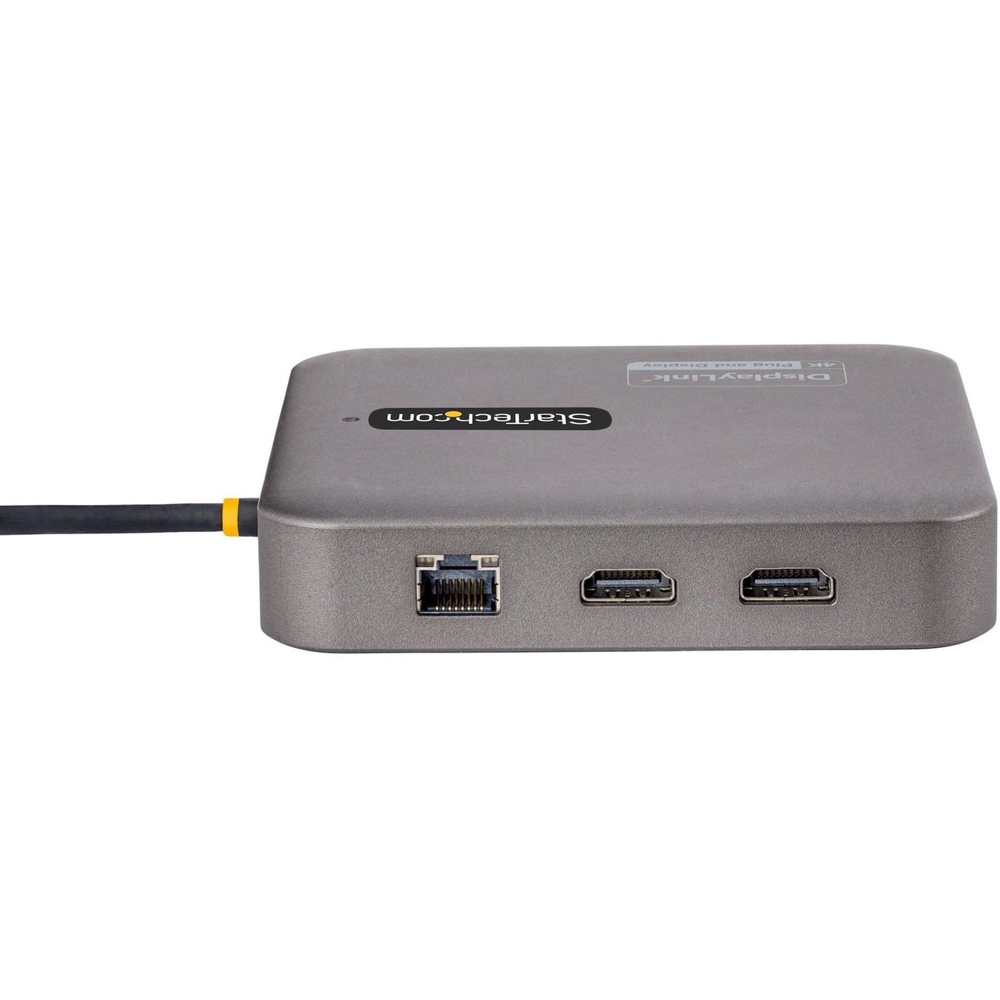 StarTech.com USB C Multiport Adapter Dual 4K 60Hz HDMI 2.0b 2x 10Gbps USB Hub 100W PD Pass-Through GbE SD Mini Dock Win/Mac
