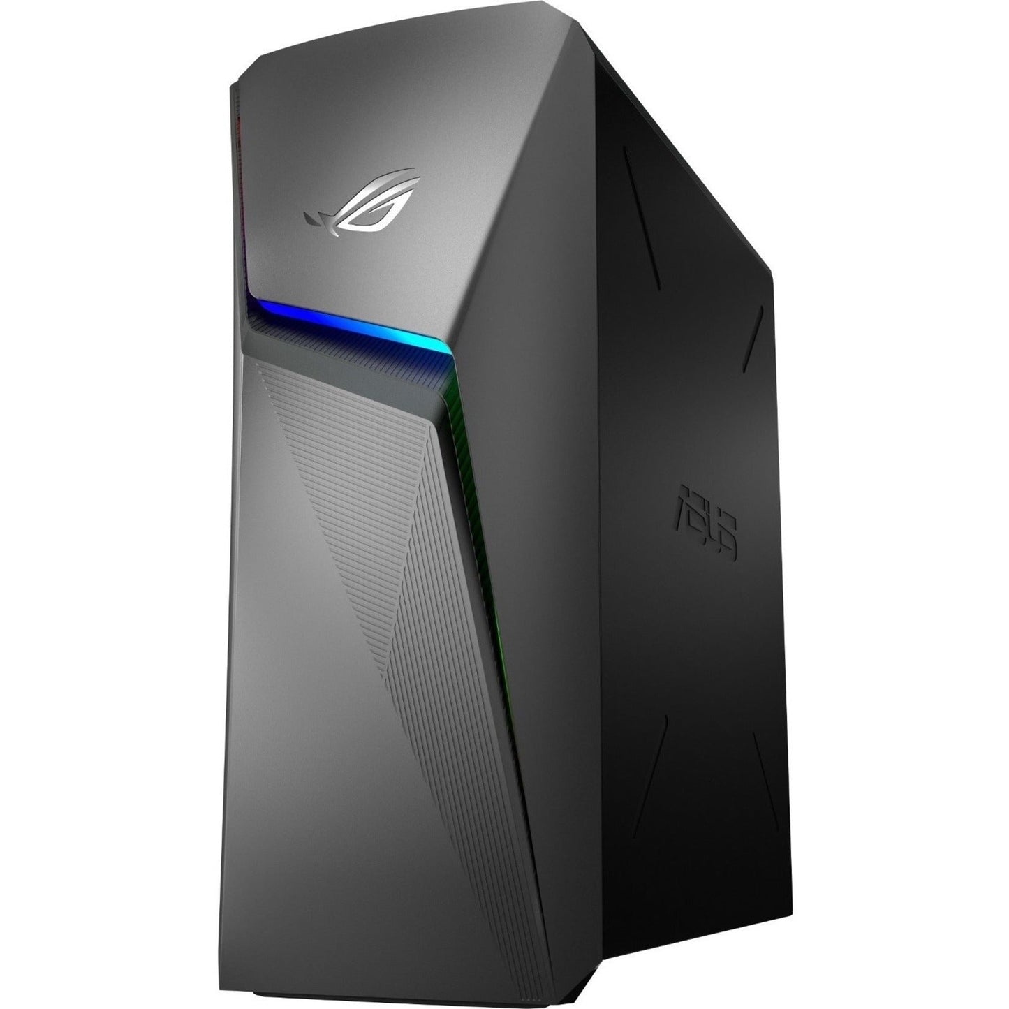 Asus ROG Strix G10DK-PB766 Gaming Desktop Computer - AMD Ryzen 7 5700G Octa-core (8 Core) - 16 GB RAM DDR4 SDRAM - 1 TB HDD - 512 GB M.2 PCI Express NVMe 3.0 SSD - Mid-tower - Gray