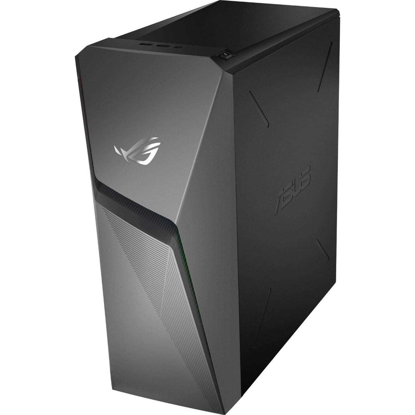 Asus ROG Strix G10DK-PB766 Gaming Desktop Computer - AMD Ryzen 7 5700G Octa-core (8 Core) - 16 GB RAM DDR4 SDRAM - 1 TB HDD - 512 GB M.2 PCI Express NVMe 3.0 SSD - Mid-tower - Gray