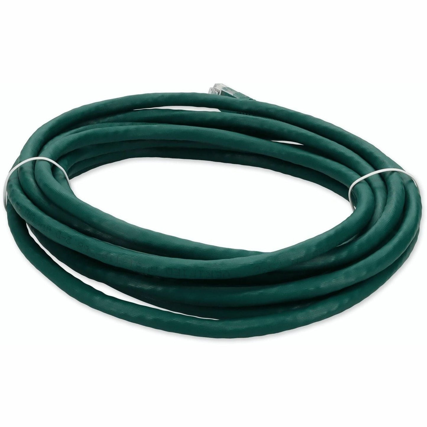 AddOn 33ft RJ-45 (Male) to RJ-45 (Male) Green Cat6A UTP PVC Copper Patch Cable