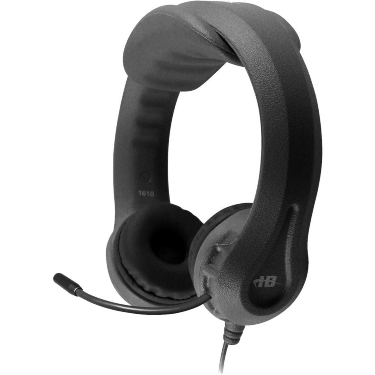 Hamilton Buhl Kid's Flex-Phones TRRS Headset With Gooseneck Microphone - BLACK