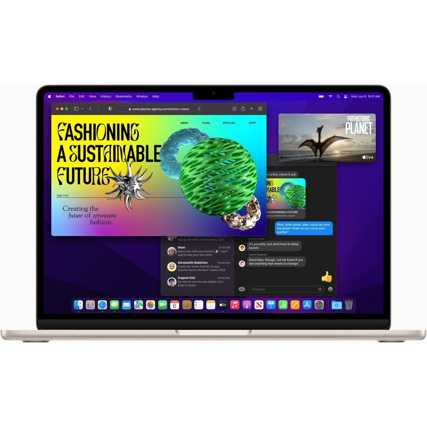 Apple MacBook Air 13.6" Notebook - 2560 x 1664 - Apple M2 Octa-core (8 Core) - 8 GB Total RAM - 2 TB SSD - Starlight
