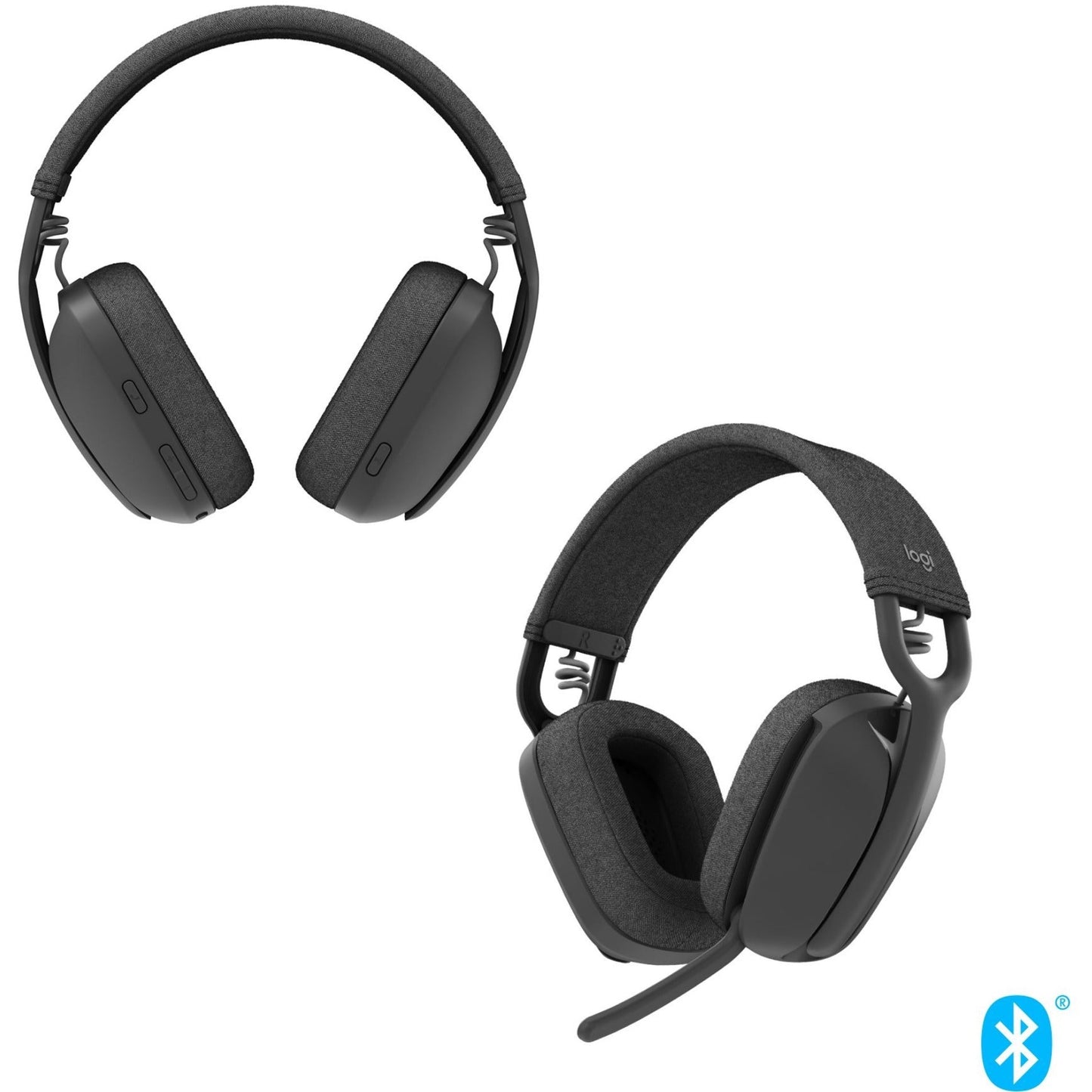 Logitech Zone Vibe 100 Lightweight Wireless Over-Ear Headphones Graphite 981-001256