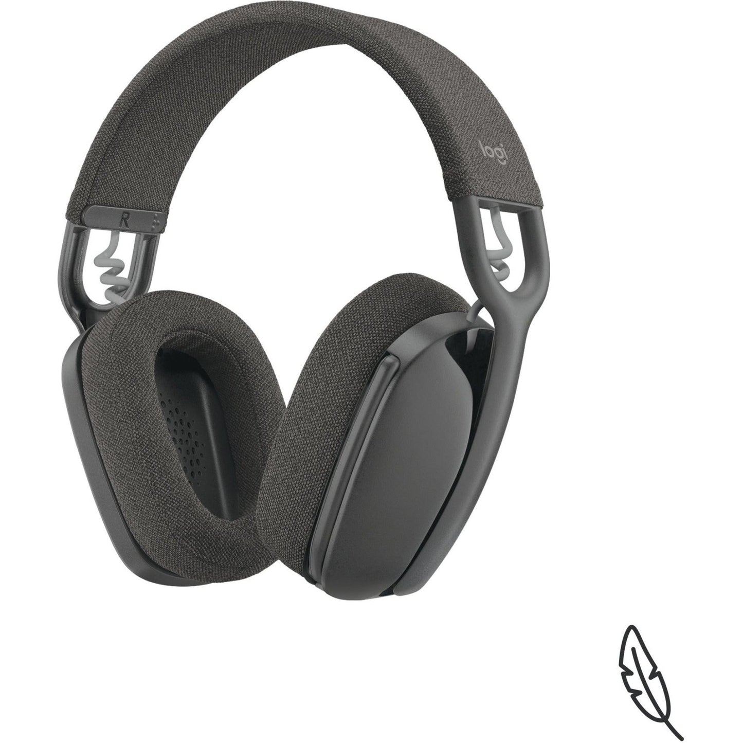 Logitech Zone Vibe 100 Lightweight Wireless Over-Ear Headphones Graphite 981-001256