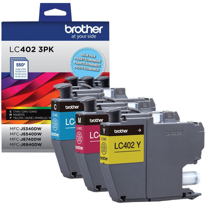 Brother Original Standard Yield Inkjet Ink Cartridge - Cyan Magenta Yellow - 3 Pack