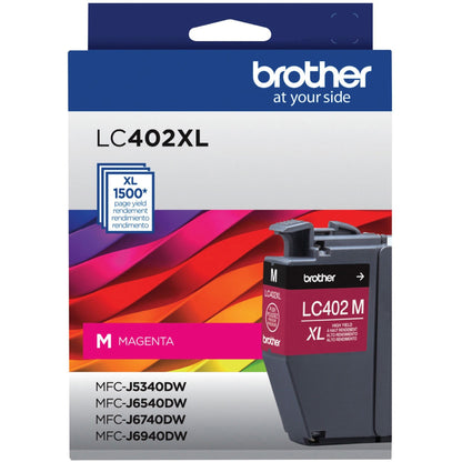 Brother LC402XLMS Original High Yield Inkjet Ink Cartridge - Magenta Pack