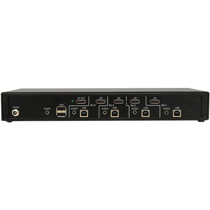 Tripp Lite Secure KVM Switch 4-Port Single Head DisplayPort to DisplayPort 4K NIAP PP4.0 Audio TAA