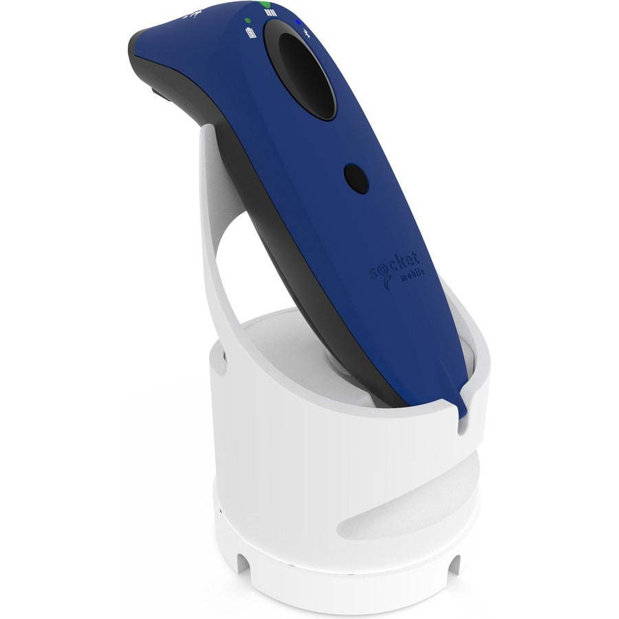 Socket Mobile SocketScan S720 Linear Barcode Plus QR Code Reader Blue & White Dock