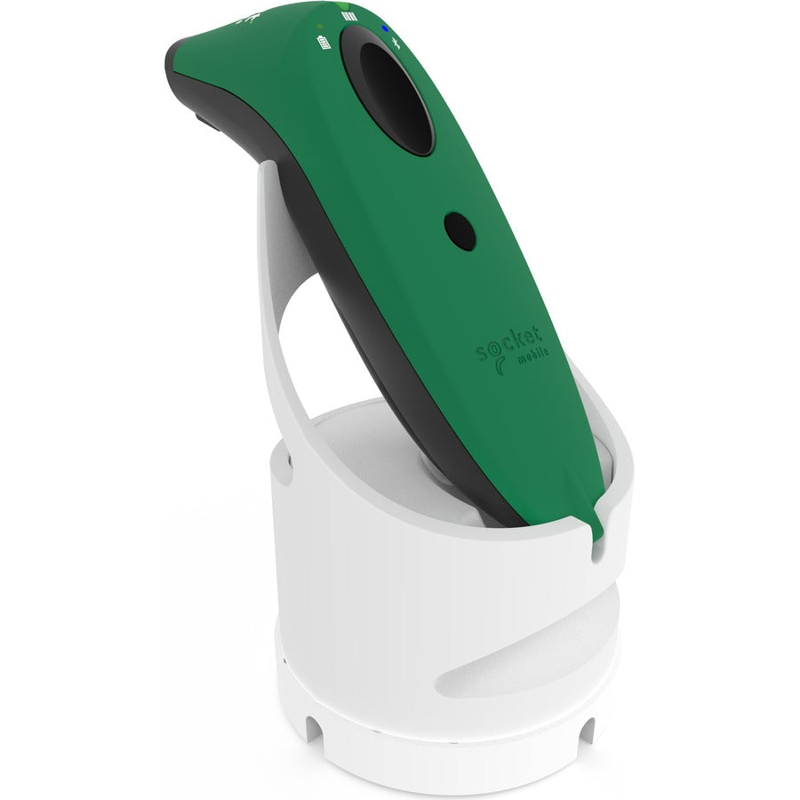 Socket Mobile SocketScan S720 Linear Barcode Plus QR Code Reader Green & White Dock