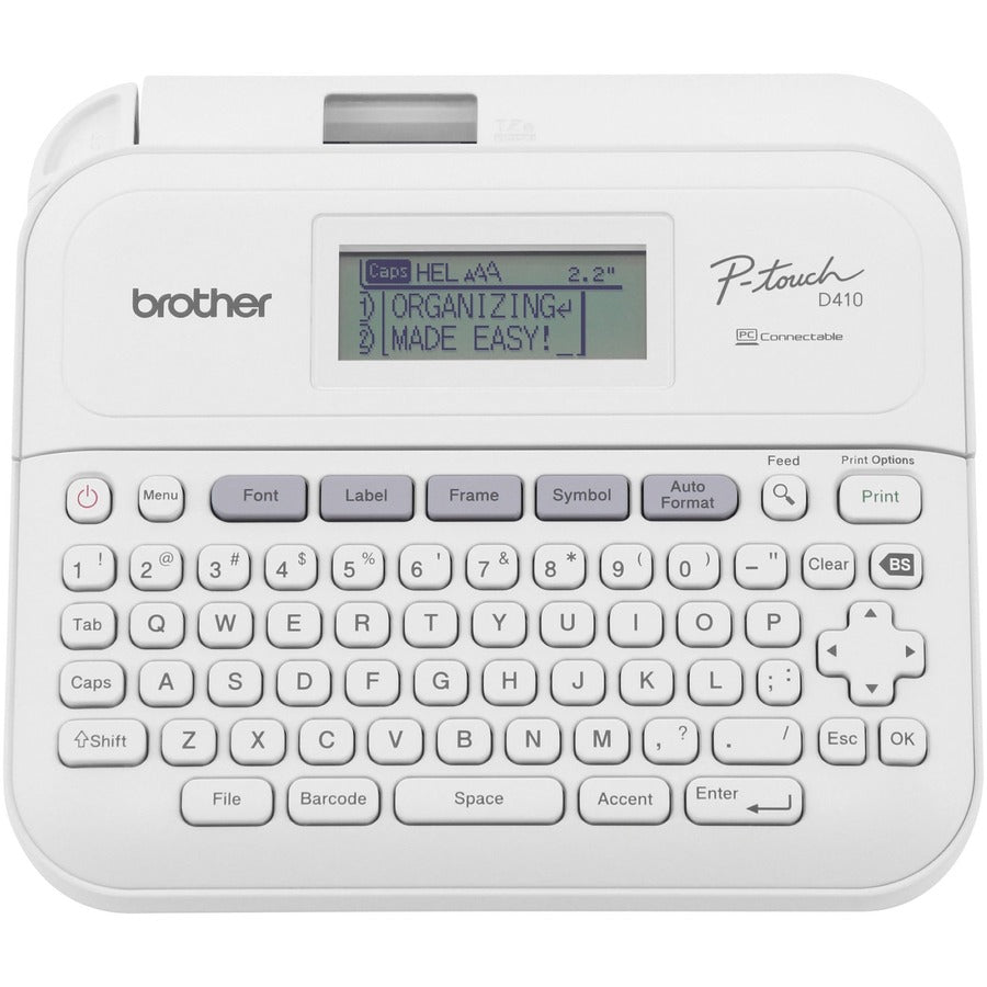 Brother P-touch Home / Office Advanced Connected Label Maker with Case PTD410VP