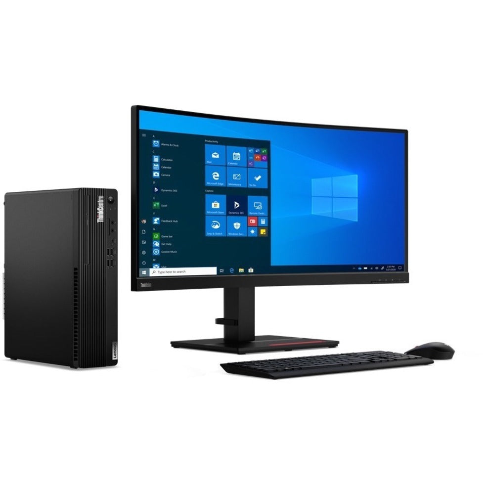 Lenovo ThinkCentre M75s Gen 2 11R80036US Desktop Computer - AMD Ryzen 5 PRO 5650G Hexa-core (6 Core) 3.90 GHz - 16 GB RAM DDR4 SDRAM - 256 GB M.2 PCI Express NVMe 3.0 x4 SSD - Small Form Factor - Black