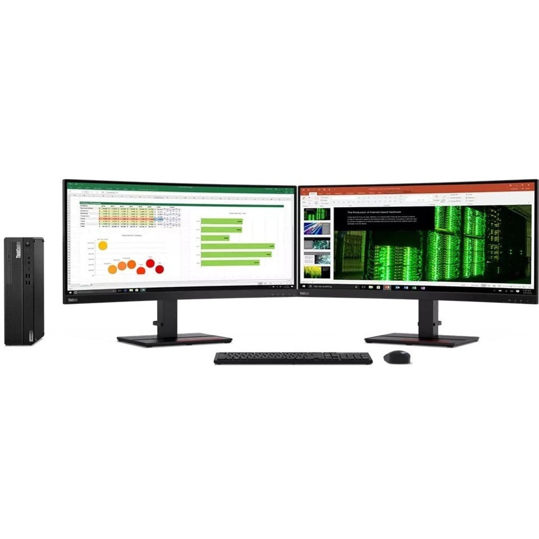 Lenovo ThinkCentre M75s Gen 2 11R80036US Desktop Computer - AMD Ryzen 5 PRO 5650G Hexa-core (6 Core) 3.90 GHz - 16 GB RAM DDR4 SDRAM - 256 GB M.2 PCI Express NVMe 3.0 x4 SSD - Small Form Factor - Black