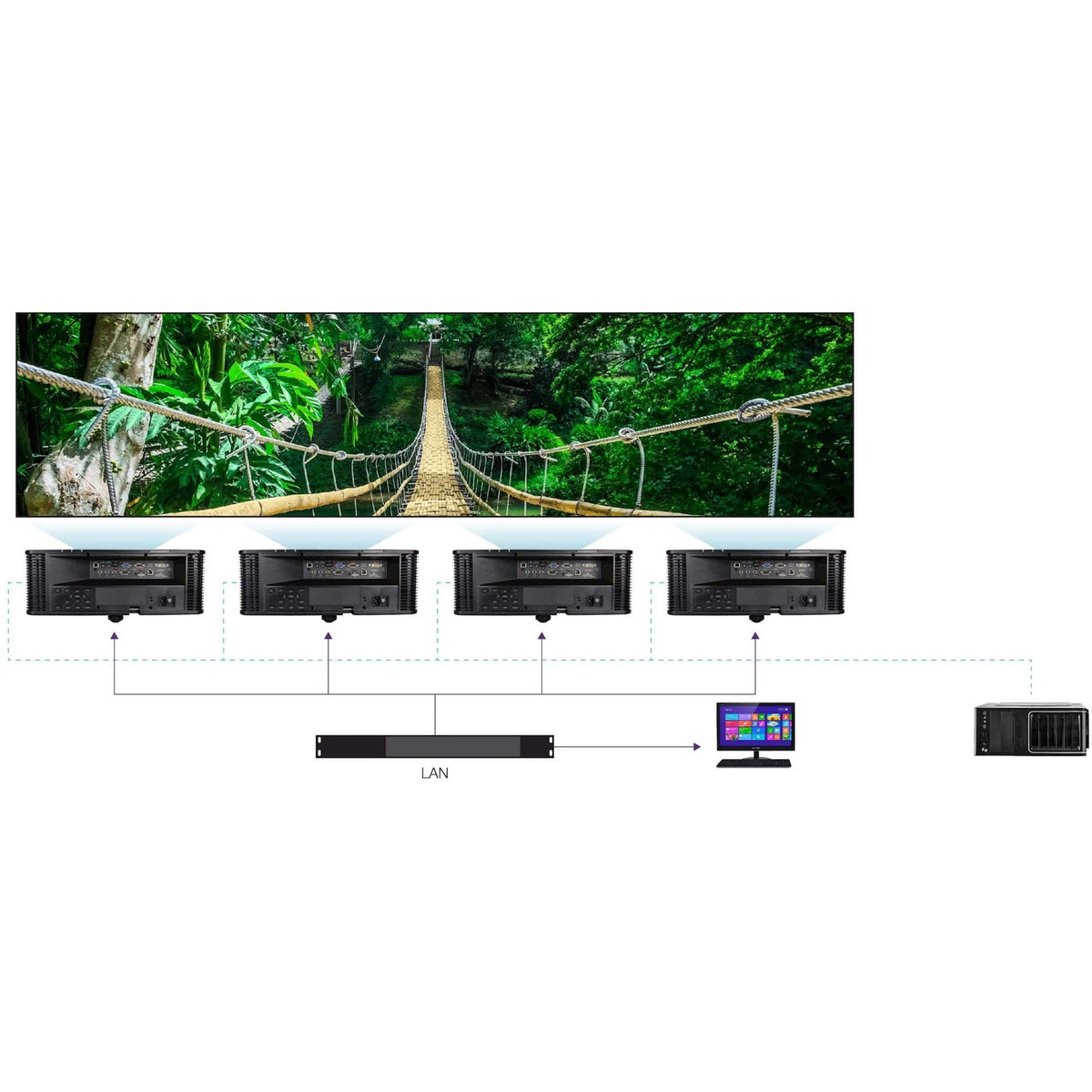 Optoma ZU1100 3D DLP Projector - 16:10