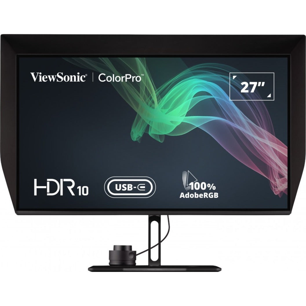 ViewSonic VP2786-4K 27 Inch Premium IPS 4K USB C Monitor with Integrated Color Wheel 100% Adobe RGB 98% DCI-P3 Pantone Validated 90W Charging HDMI DisplayPort for Professional Home and Office