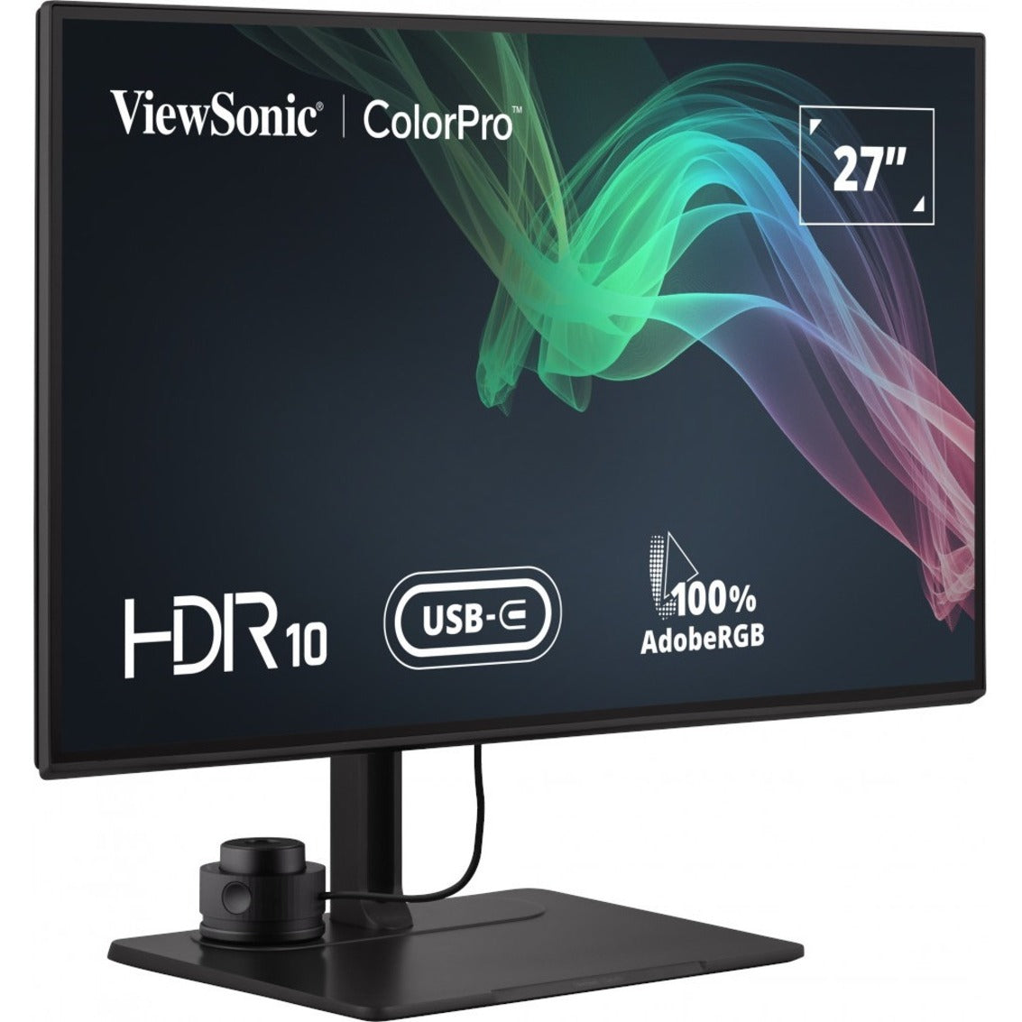 ViewSonic VP2786-4K 27 Inch Premium IPS 4K USB C Monitor with Integrated Color Wheel 100% Adobe RGB 98% DCI-P3 Pantone Validated 90W Charging HDMI DisplayPort for Professional Home and Office