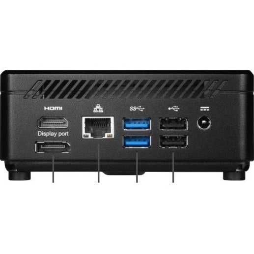 MSI Cubi 5 Cubi 5 10M-692US Desktop Computer - Intel Core i3 10th Gen i3-10110U Dual-core (2 Core) - 8 GB RAM DDR4 SDRAM - 256 GB M.2 PCI Express NVMe SSD - Mini PC - Black