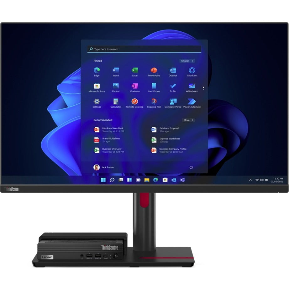 Lenovo ThinkCentre TIO Flex 27i 27" Full HD LCD Monitor - 16:9 - Black