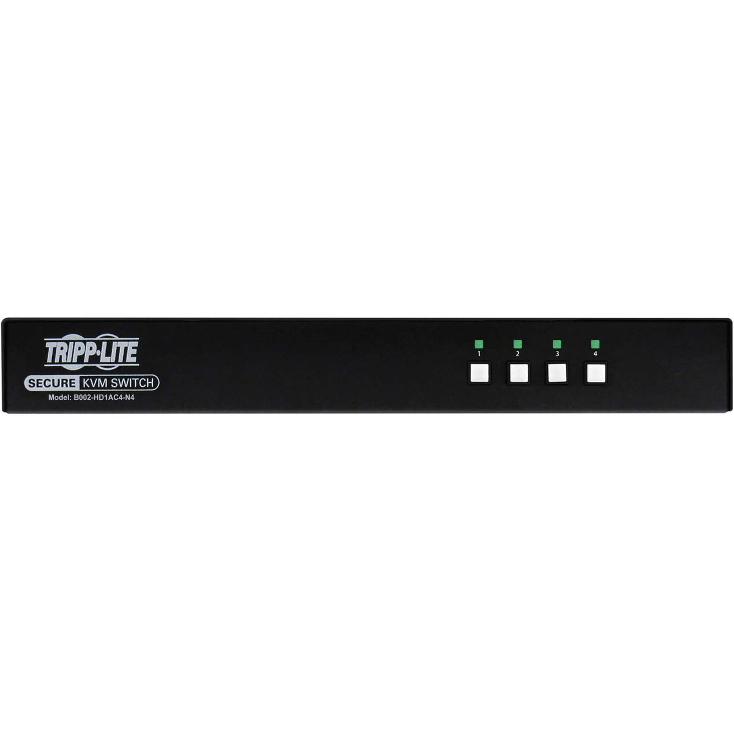 Tripp Lite Secure KVM Switch 4-Port Single Head DP to HDMI (x4) 4K NIAP PP4.0 Audio CAC TAA