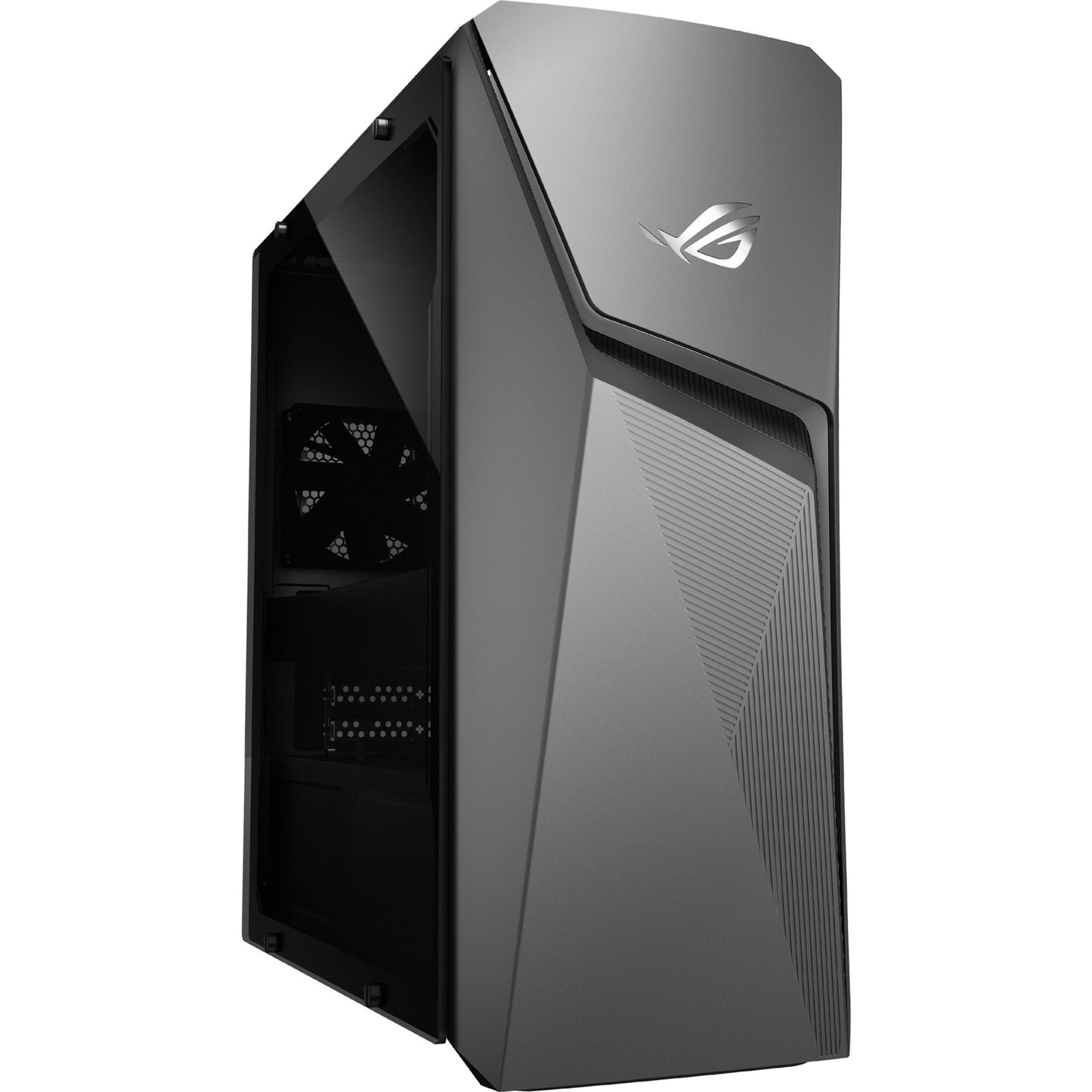 Asus ROG Strix G10DK-NB766 Gaming Desktop Computer - AMD Ryzen 7 5800X Octa-core (8 Core) - 16 GB RAM DDR4 SDRAM - 1 TB HDD - 512 GB M.2 PCI Express NVMe 3.0 SSD - Mid-tower - Gray