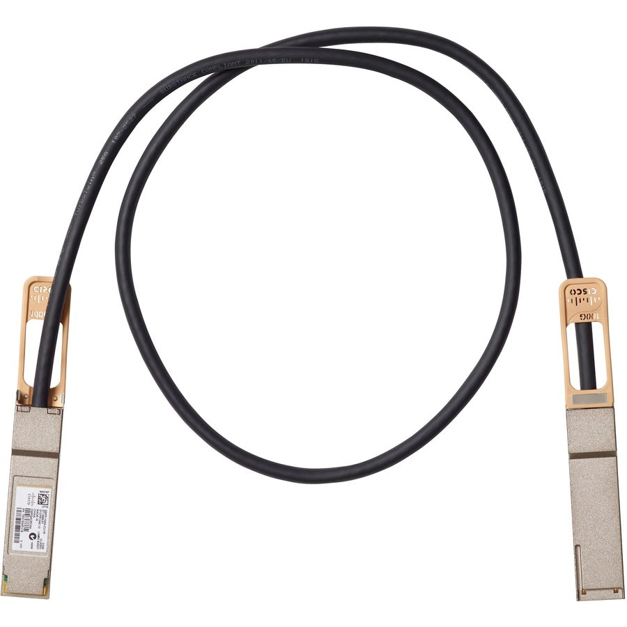 Cisco 100GBASE-CR4 QSFP Passive Copper Cable 1-meter