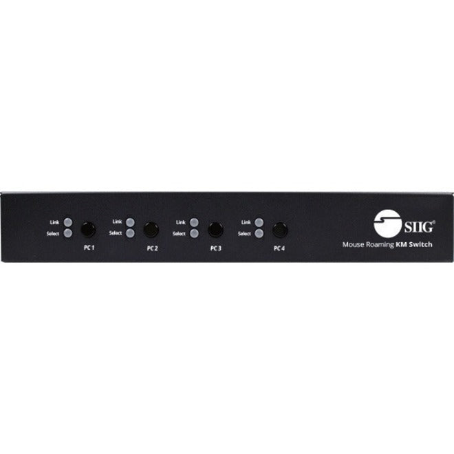 SIIG 4-Port Roaming KM Switch w/USB 2.0 Hub