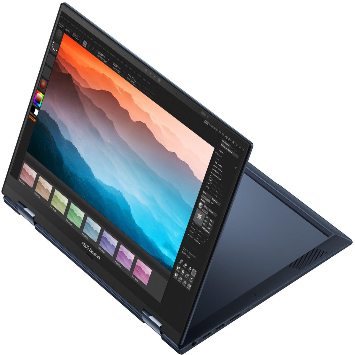Asus Zenbook S 13 Flip OLED UP5302 UP5302ZA-DH74T-W 13.3" Touchscreen Convertible 2 in 1 Notebook - 2.8K - 2880 x 1800 - Intel Core i7 12th Gen i7-1260P Dodeca-core (12 Core) 2.10 GHz - 16 GB Total RAM - 16 GB On-board Memory - 1 TB SSD