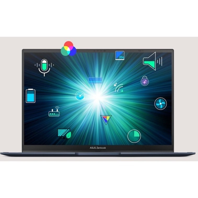 Asus Zenbook S 13 Flip OLED UP5302 UP5302ZA-DH74T-W 13.3" Touchscreen Convertible 2 in 1 Notebook - 2.8K - 2880 x 1800 - Intel Core i7 12th Gen i7-1260P Dodeca-core (12 Core) 2.10 GHz - 16 GB Total RAM - 16 GB On-board Memory - 1 TB SSD