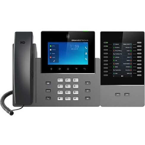 Grandstream GXV3450 IP Phone - Corded - Corded - Wi-Fi Bluetooth - Desktop