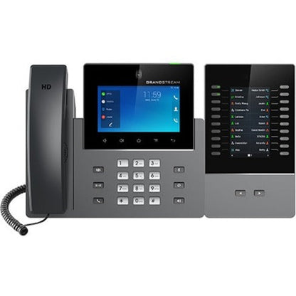 Grandstream GXV3450 IP Phone - Corded - Corded - Wi-Fi Bluetooth - Desktop