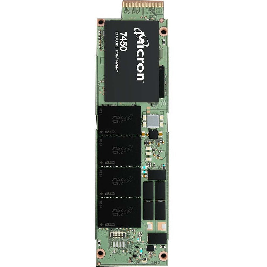 Micron 7450 PRO 960 GB Solid State Drive - E1.S - EDSFF Internal - PCI Express NVMe (PCI Express NVMe 4.0 x4) - Read Intensive - TAA Compliant