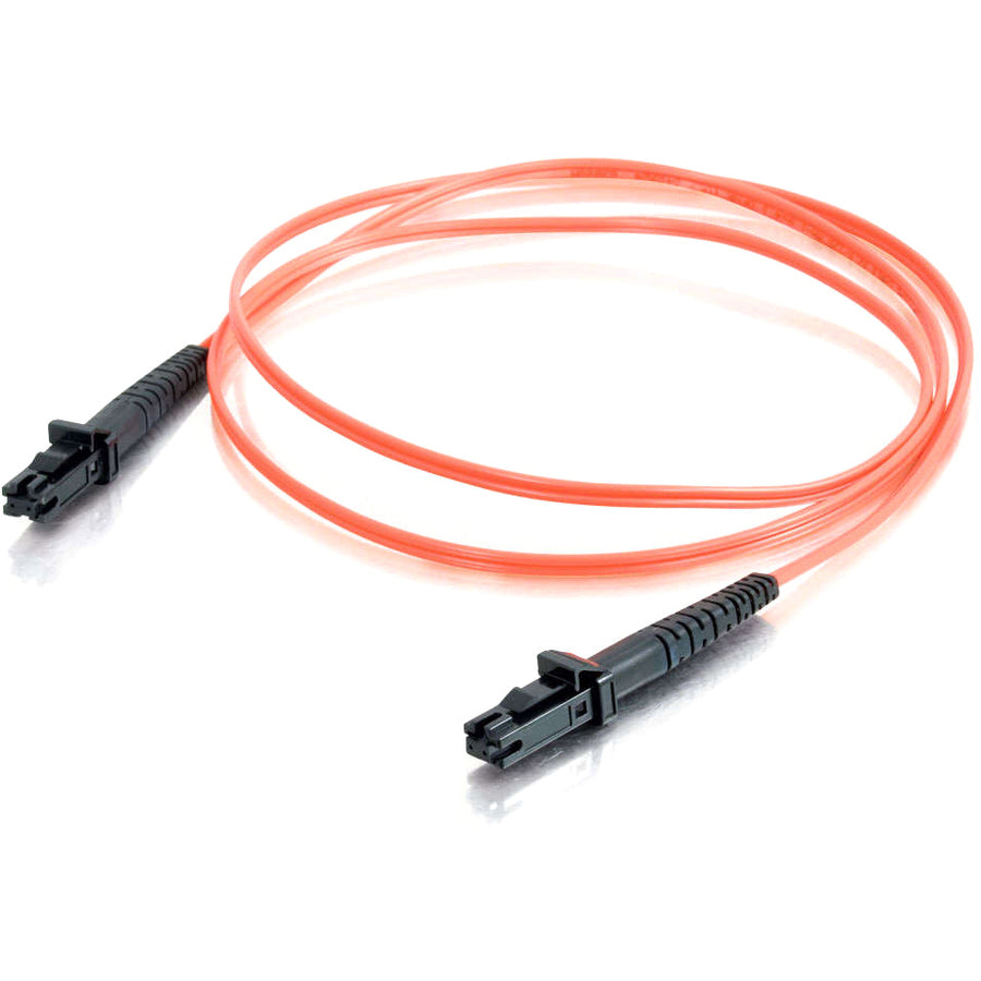 C2G-1m MTRJ-MTRJ 62.5/125 OM1 Duplex Multimode PVC Fiber Optic Cable - Orange