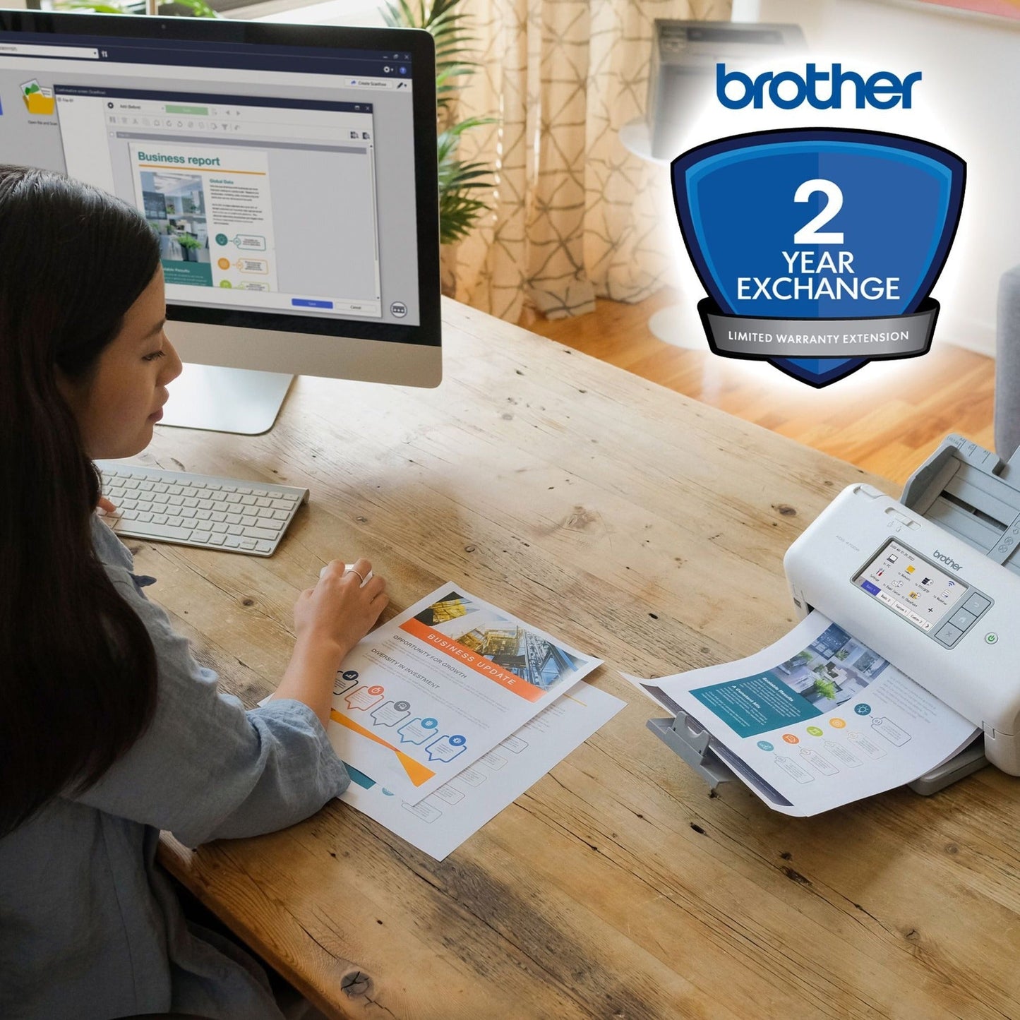 Brother ES3742EPSP 2 Year Extended Exchange Warranty for ADS-4900W