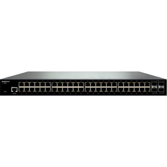 Black Box GB Ethernet Managed Switch - 48 RJ45 4 SFP+