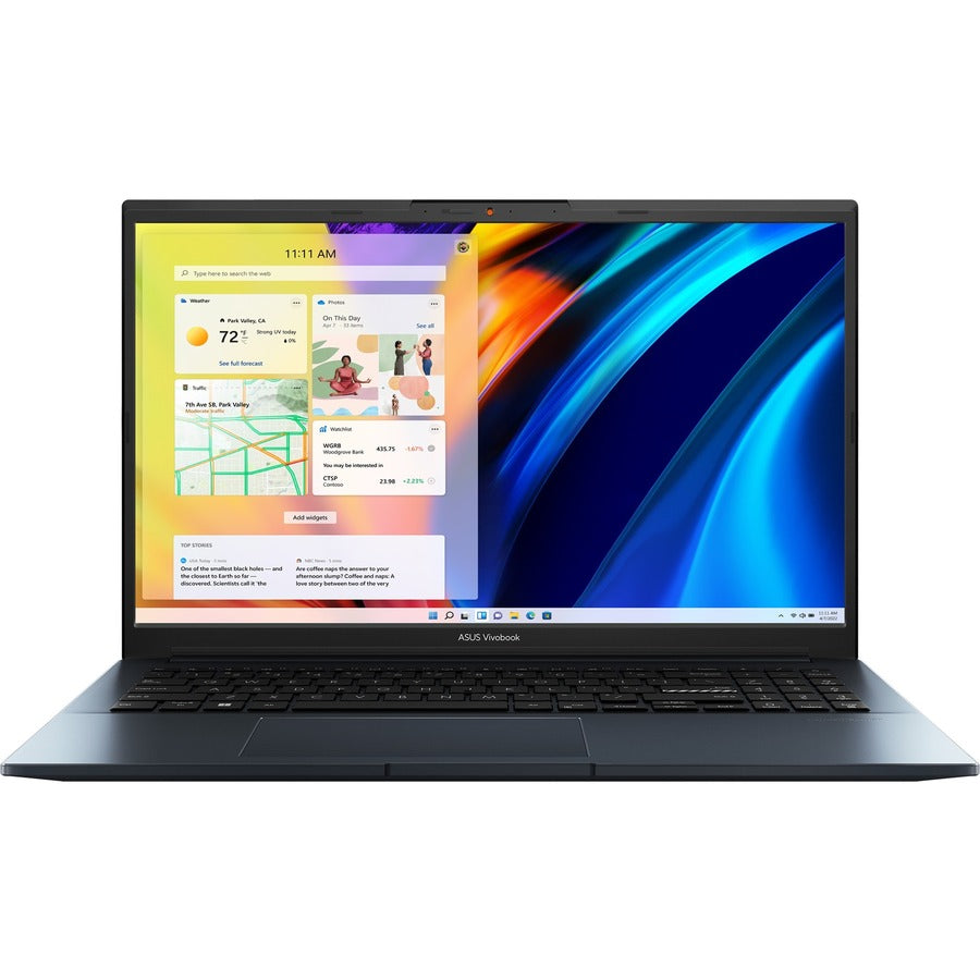 Asus Vivobook Pro 15 OLED M6500 M6500RE-EB74 15.6" Notebook - 2.8K - 2880 x 1620 - AMD Ryzen 7 6800H Octa-core (8 Core) - 16 GB Total RAM - 16 GB On-board Memory - 1 TB SSD - Quiet Blue