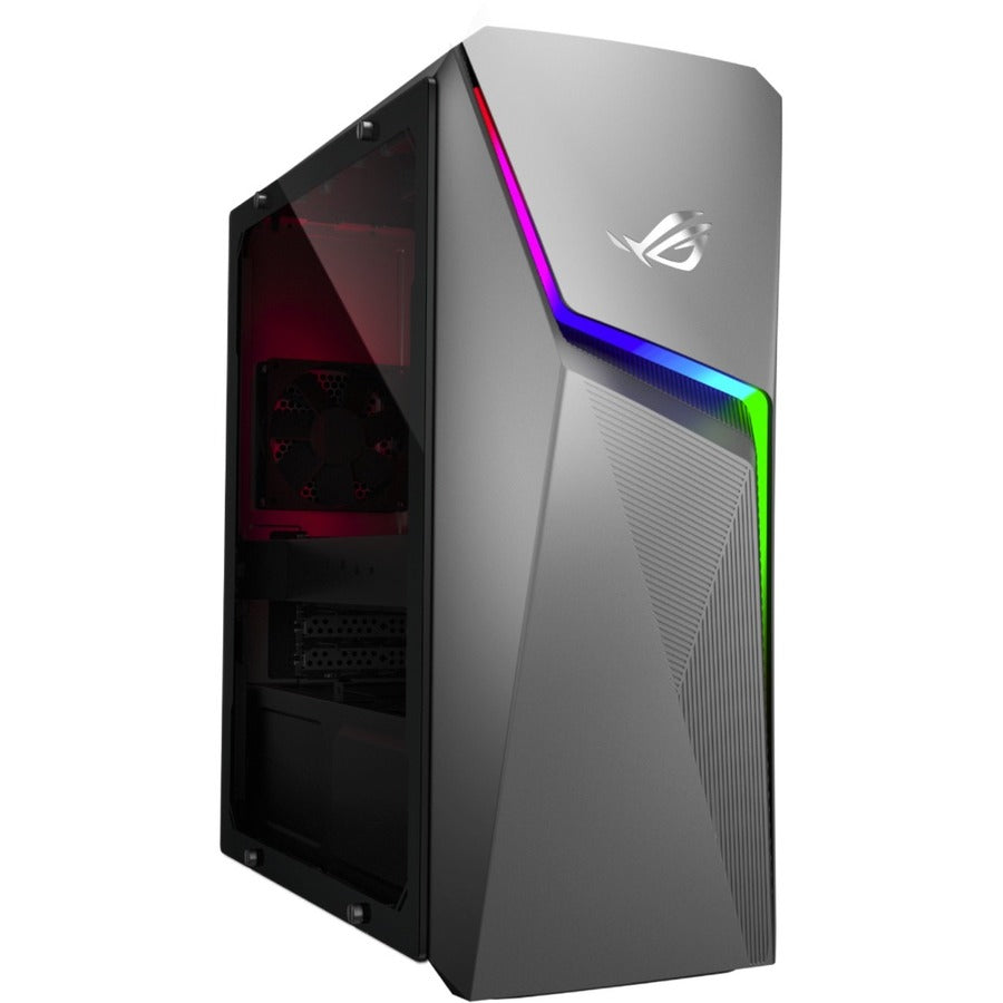 Asus ROG Strix G10CE-PB533 Gaming Desktop Computer - Intel Core i5 11th Gen i5-11400F Hexa-core (6 Core) 2.60 GHz - 8 GB RAM DDR4 SDRAM - 512 GB M.2 PCI Express NVMe 3.0 SSD - Tower - Gray