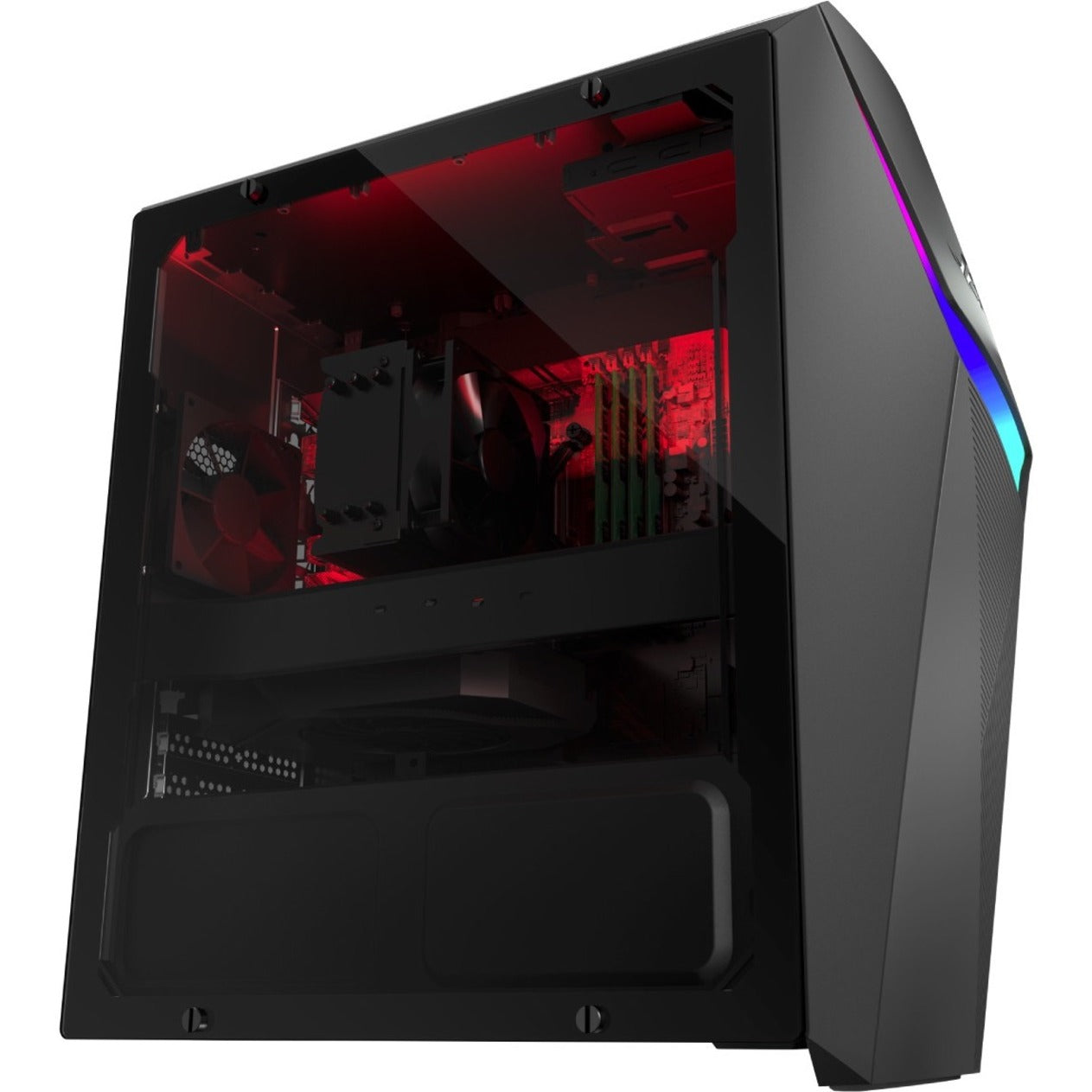 Asus ROG Strix G10CE-PB533 Gaming Desktop Computer - Intel Core i5 11th Gen i5-11400F Hexa-core (6 Core) 2.60 GHz - 8 GB RAM DDR4 SDRAM - 512 GB M.2 PCI Express NVMe 3.0 SSD - Tower - Gray