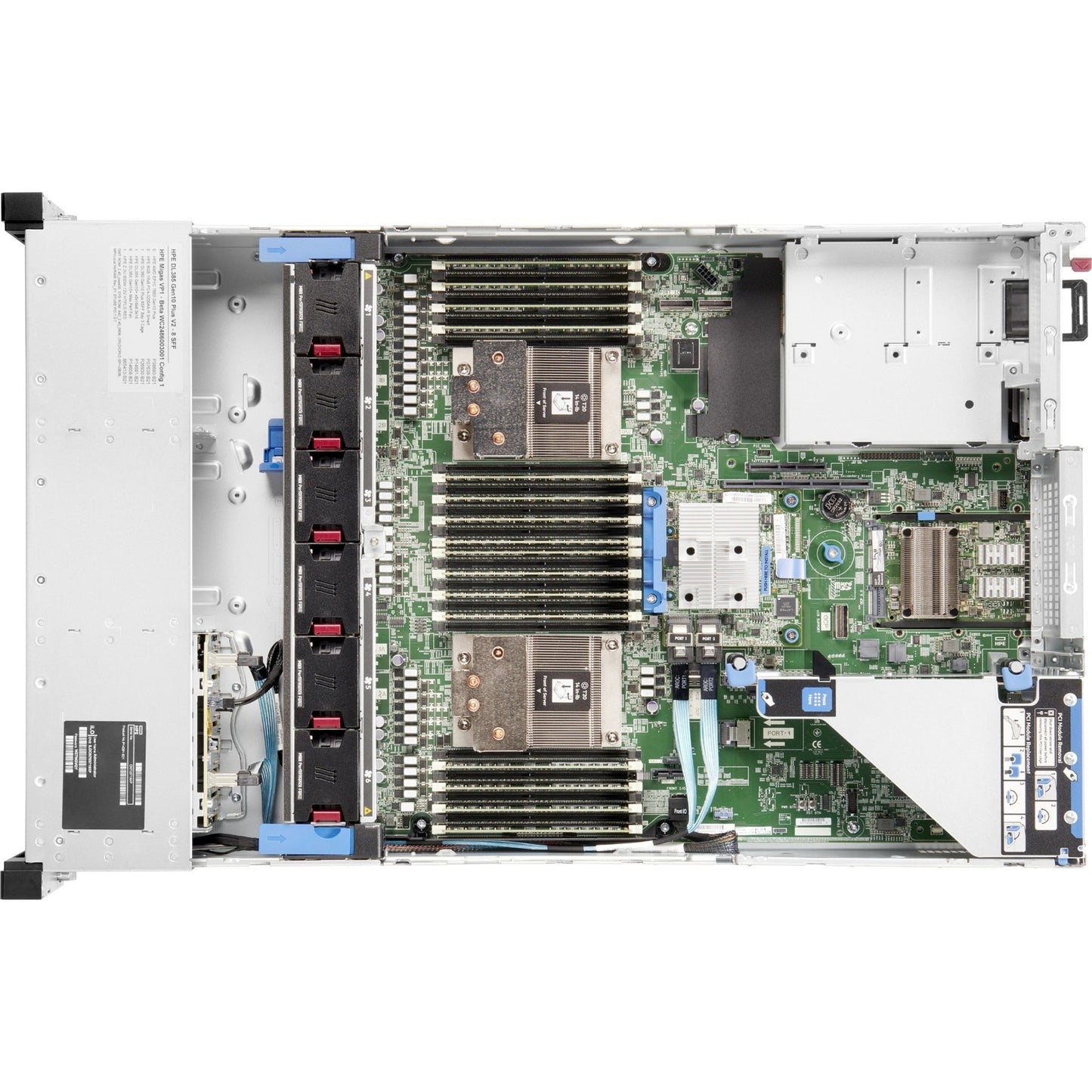 HPE ProLiant DL385 G10 Plus v2 2U Rack Server - 1 x AMD EPYC 7252 3.10 GHz - 32 GB RAM - 12Gb/s SAS Controller