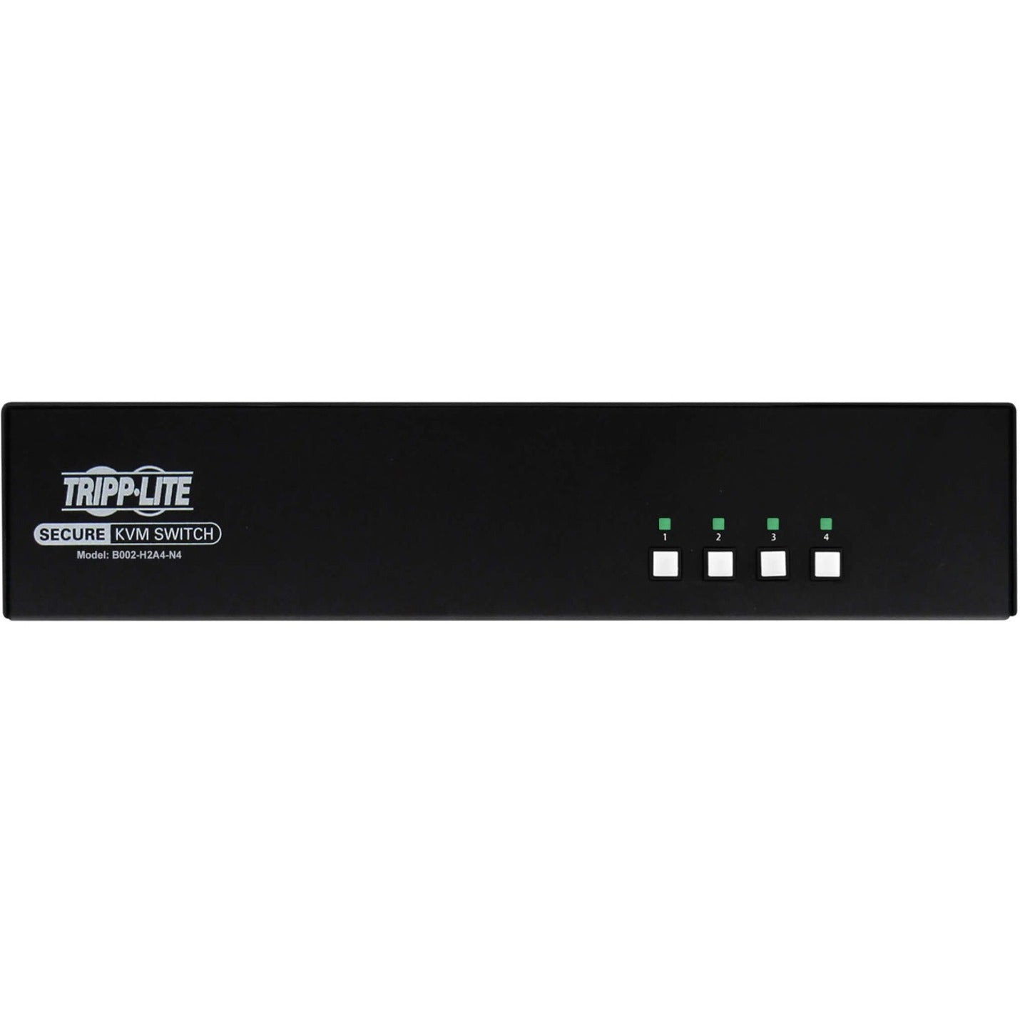 Tripp Lite Secure KVM Switch 4-Port Dual Head HDMI to HDMI 4K NIAP PP4.0 Audio TAA