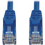 Tripp Lite Cat6a 10G Snagless Molded UTP Ethernet Cable (RJ45 M/M) PoE Blue 2 ft. (0.6 m)