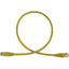 Tripp Lite Cat6a 10G Snagless Molded UTP Ethernet Cable (RJ45 M/M) PoE Yellow 2 ft. (0.6 m)