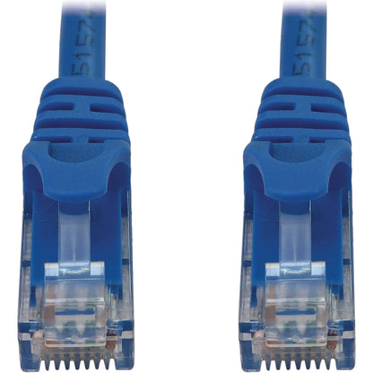 Tripp Lite Cat6a 10G Snagless Molded UTP Ethernet Cable (RJ45 M/M) PoE Blue 3 ft. (0.9 m)