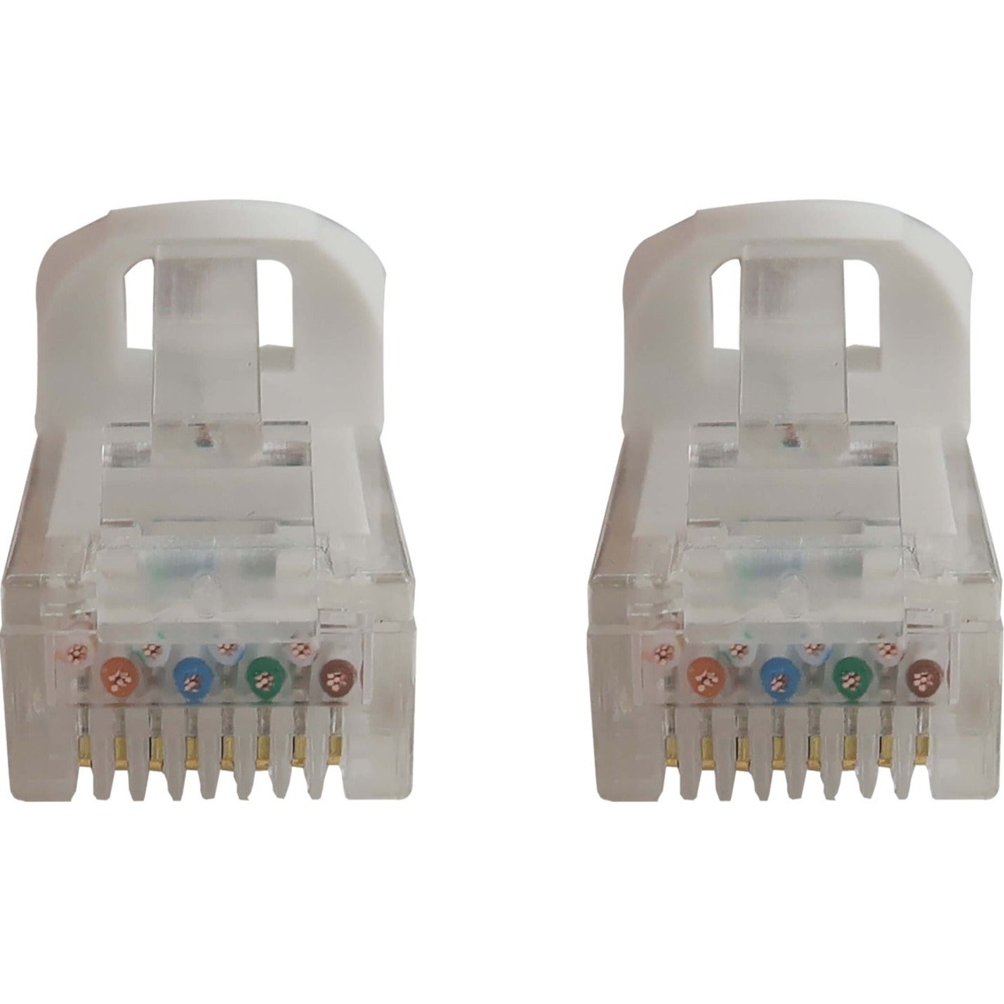 Tripp Lite Cat6a 10G Snagless Molded UTP Ethernet Cable (RJ45 M/M) PoE White 3 ft. (0.9 m)